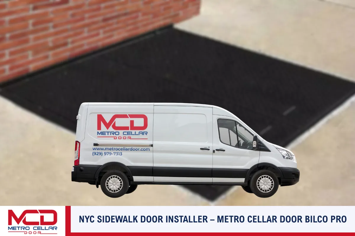 NYC Sidewalk Door Installer – Metro Cellar Door Bilco Pro