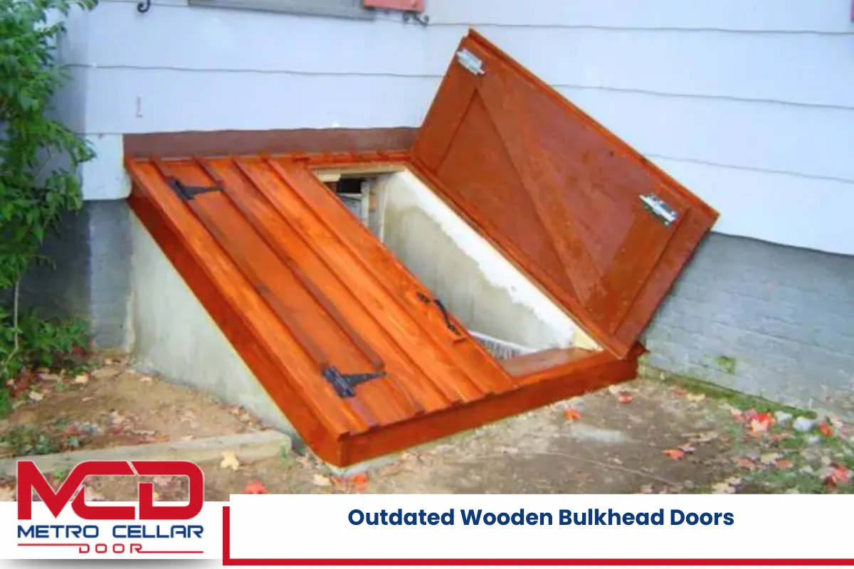 Outdated Wooden Bulkhead Doors