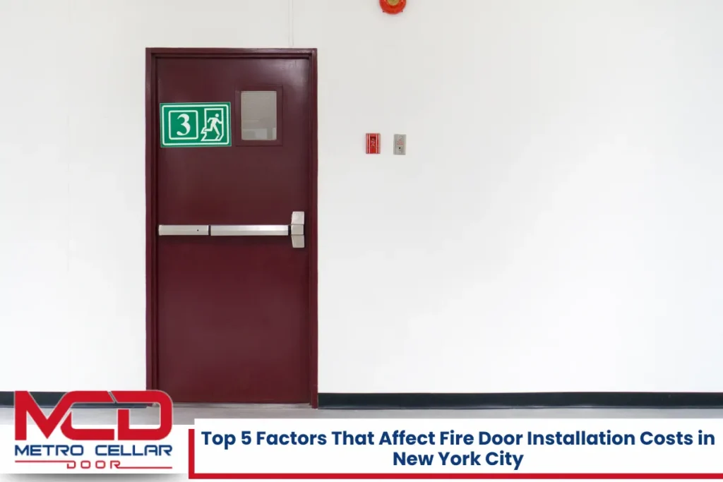 Top 5 Factors That Affect Fire Door Installation Costs in New York City
