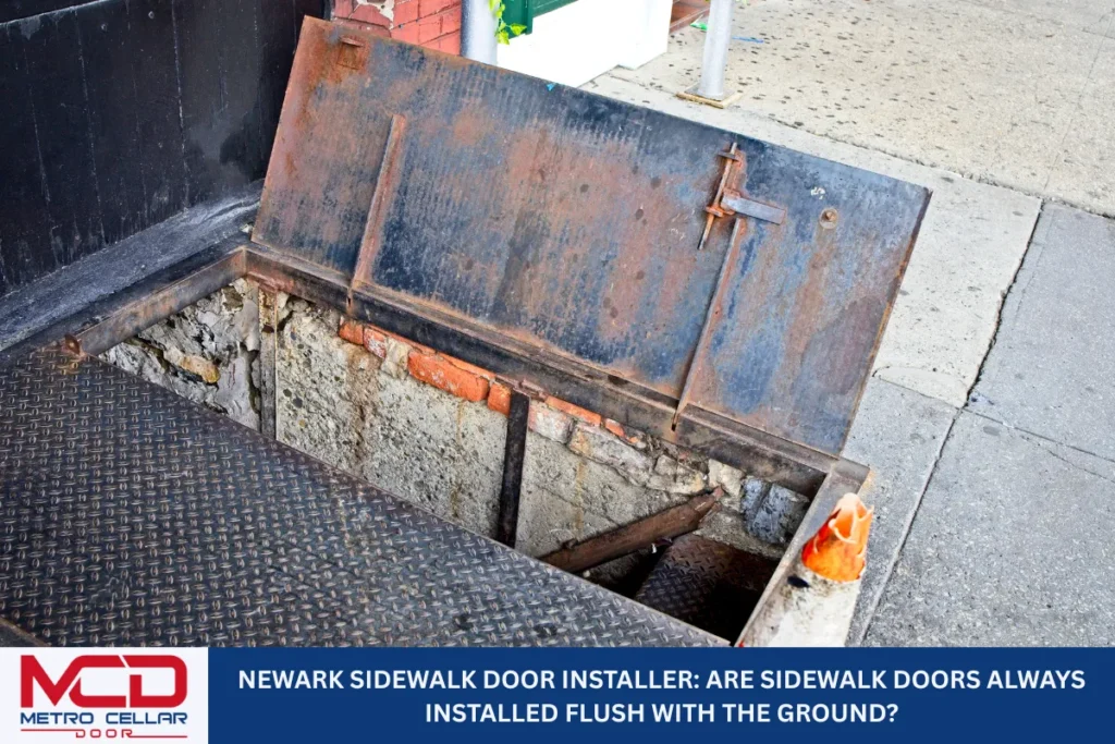 Newark Sidewalk Door Installer: Are Sidewalk Doors Always Installed Flush With the Ground?