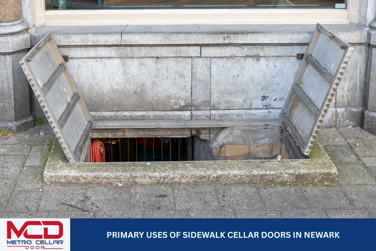 Primary Uses of Sidewalk Cellar Doors in Newark