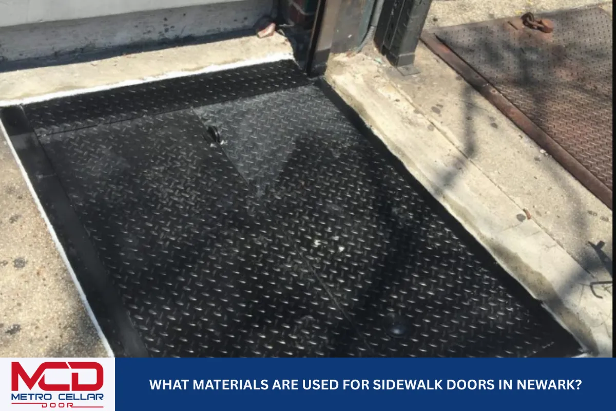 What Materials Are Used for Sidewalk Doors in Newark?