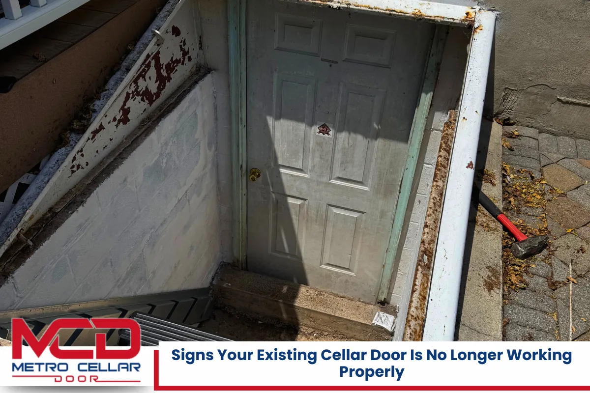 Signs Your Existing Cellar Door Is No Longer Working Properly