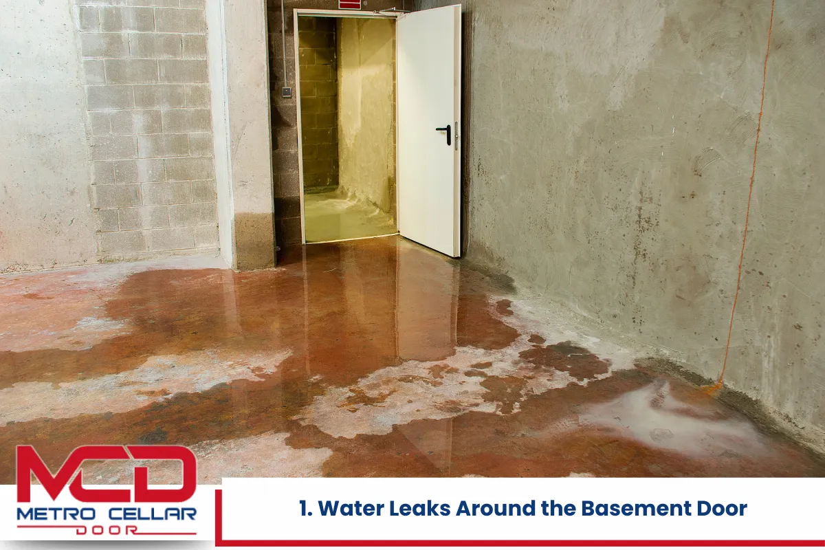 1. Water Leaks Around the Basement Doors