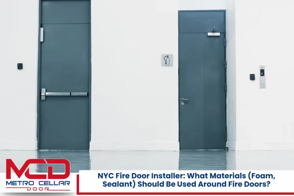 NYC Fire Door Installer What Materials (Foam, Sealant) Should Be Used Around Fire Doors