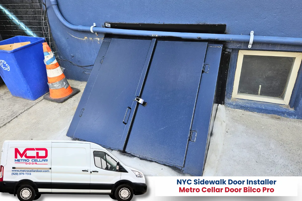NYC Sidewalk Door Installer - Metro Cellar Door Bilco Pro