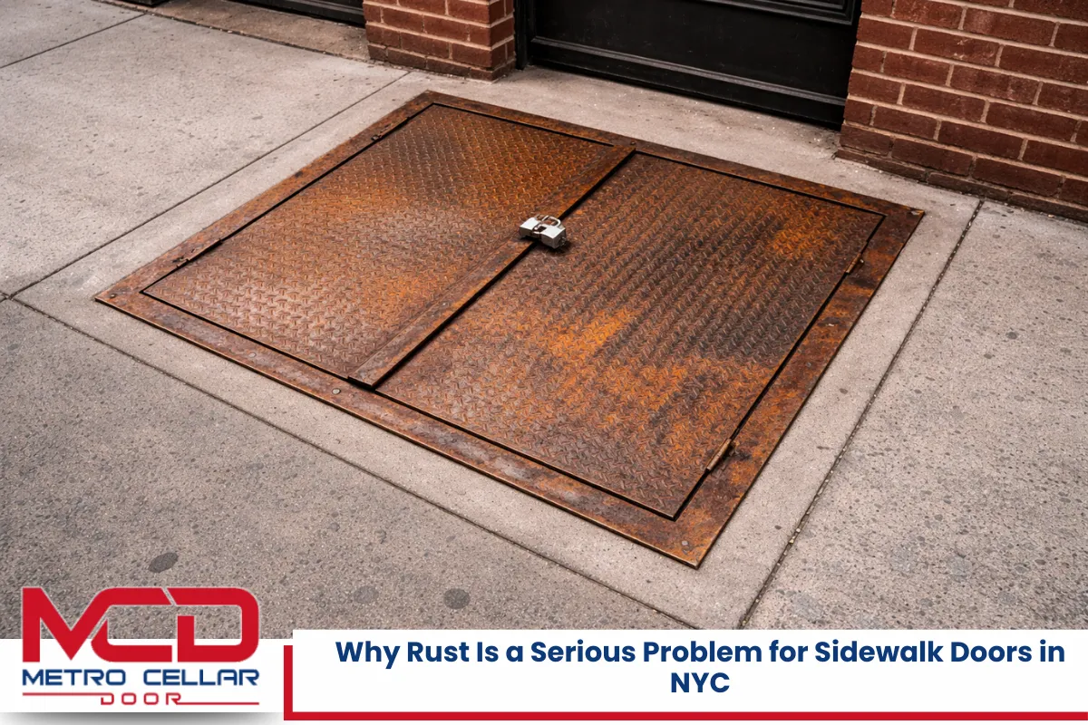 Why Rust Is a Serious Problem for Sidewalk Doors in NYC
