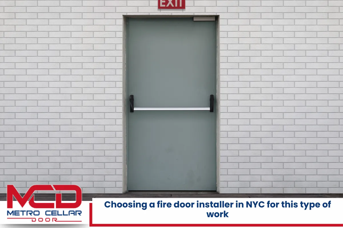 Choosing a fire door installer in NYC for this type of work