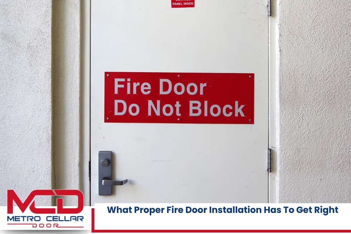What Proper Fire Door Installation Has To Get Right