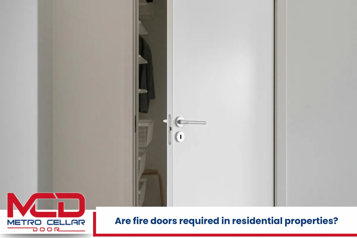 Are fire doors required in residential properties?