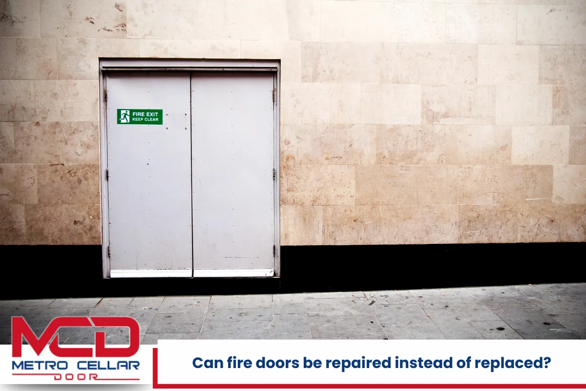 Can fire doors be repaired instead of replaced?