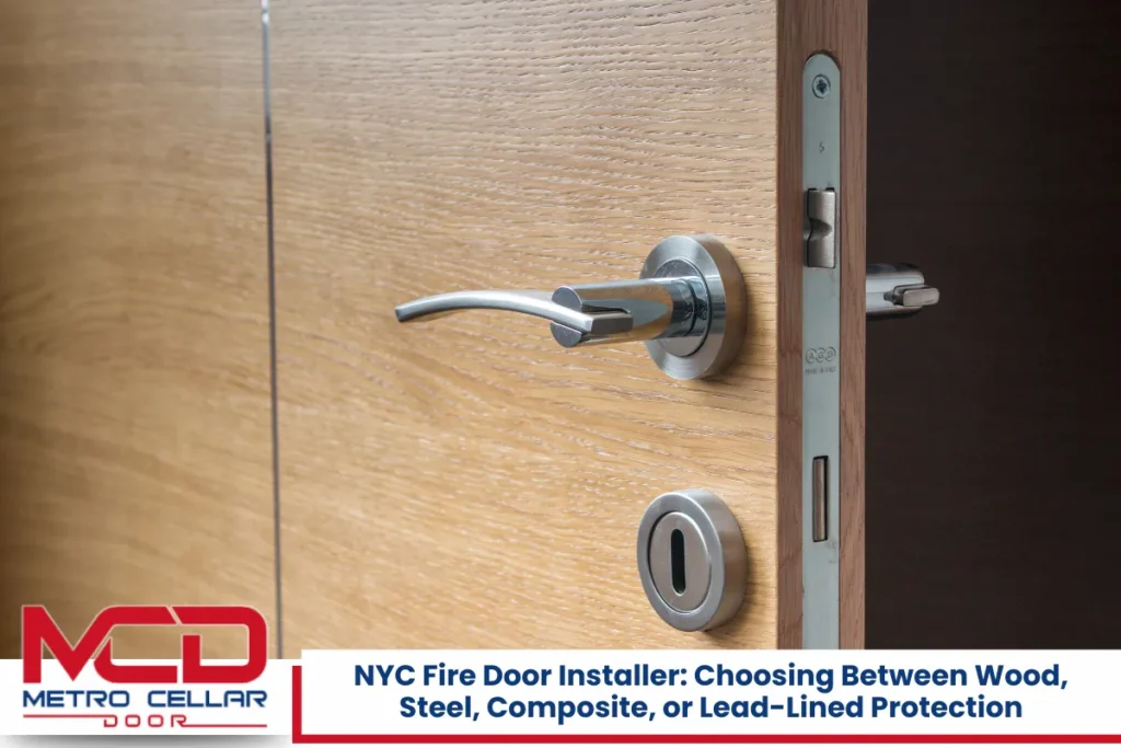 NYC Fire Door Installer Choosing Between Wood, Steel, Composite, or Lead-Lined Protection