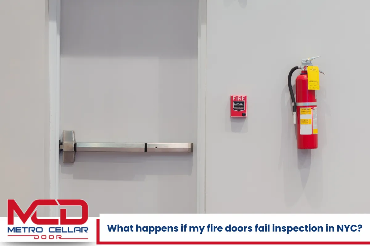 What happens if my fire doors fail inspection in NYC?
