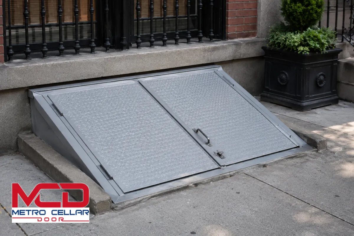 Weather, Water, and Flood Security for Sidewalk and Cellar Doors