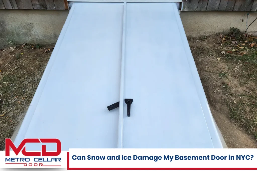 Can Snow and Ice Damage My Basement Door in NYC?