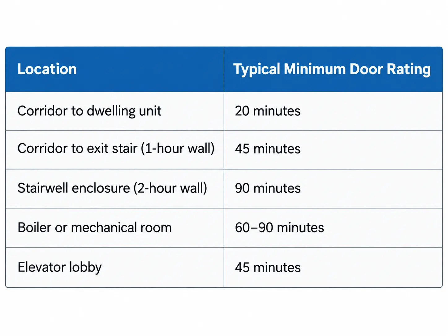 Core Technical Requirements: Fire Ratings, Labels, and Hardware